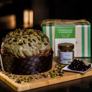 Panettone Artigianale al Pistacchio e Amarene